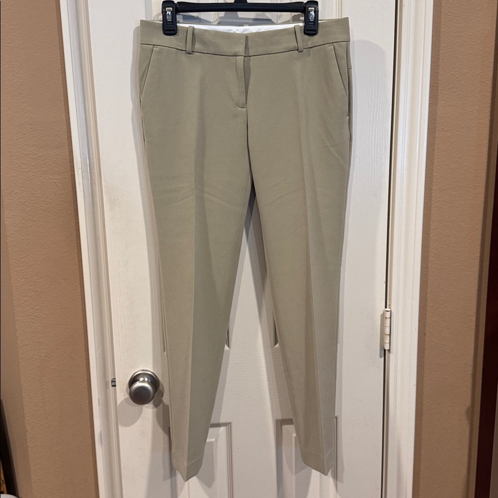 Ann Taylor Khaki-Color Career Pants. Sz 4